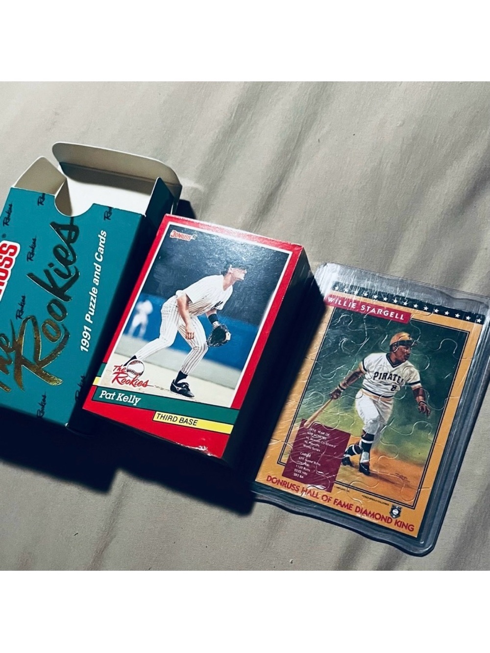 Donruss 1991 THE ROOKIES 56 Card Complete Set + Willie Stargell Puzzle Card
